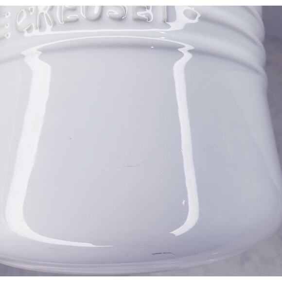 LE CREUSET White Stoneware Kitchen Utensil Crock 2.4L - Picture 12 of 13